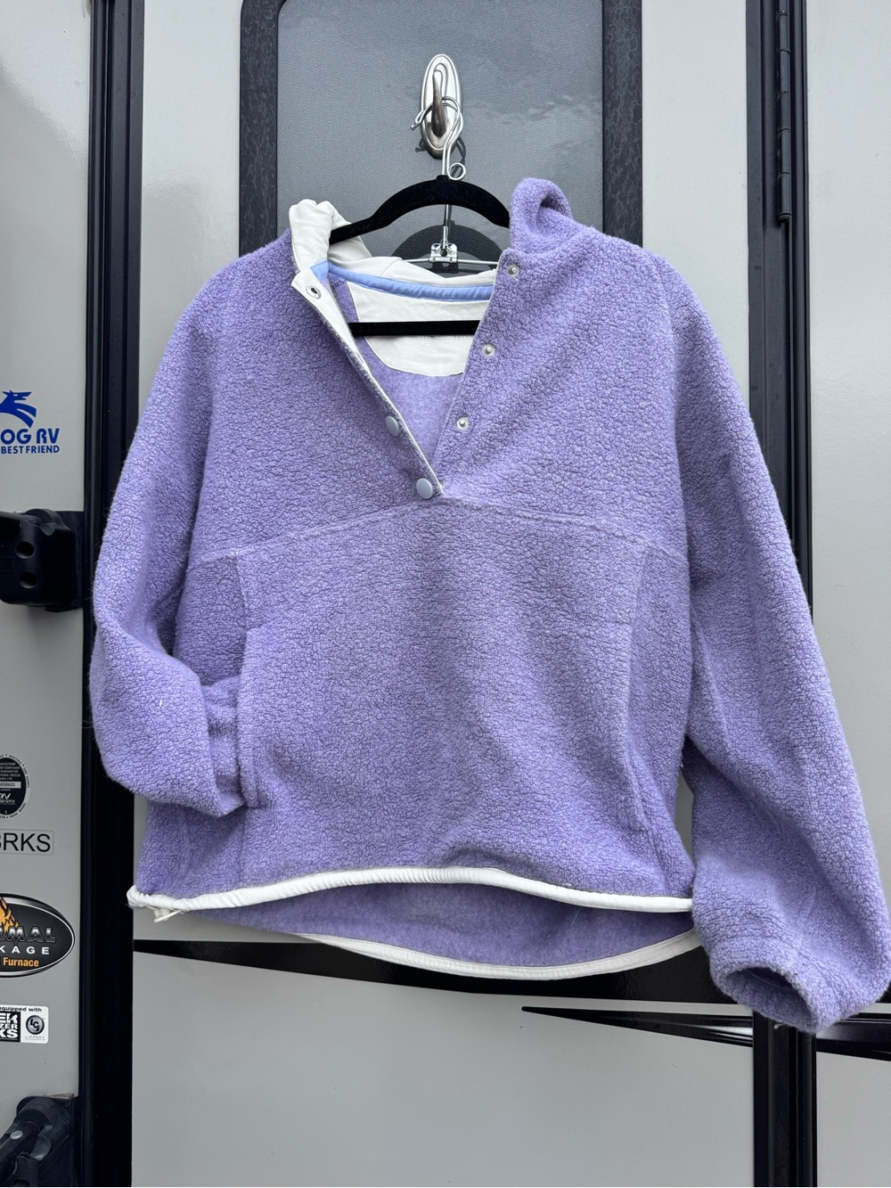 Outdoor Voices 1/4 button hoodie
